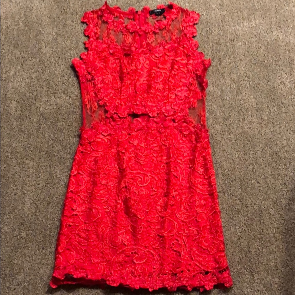 Red Lace dress
